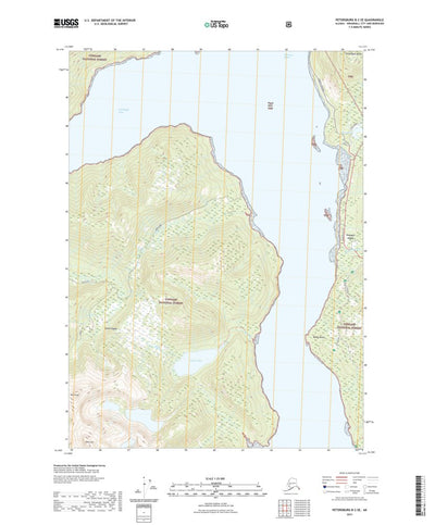 United States Geological Survey Petersburg B-2 SE, AK (2021, 25000-Scale) digital map