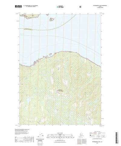 United States Geological Survey Petersburg B-3 NE, AK (2021, 25000-Scale) digital map
