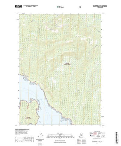 United States Geological Survey Petersburg B-3 SW, AK (2021, 25000-Scale) digital map