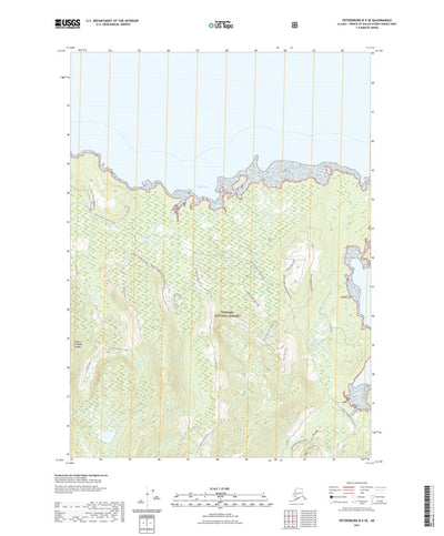 United States Geological Survey Petersburg B-5 SE, AK (2021, 25000-Scale) digital map