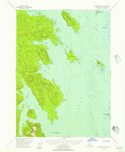 United States Geological Survey Petersburg B-6, AK (1948, 63360-Scale) digital map