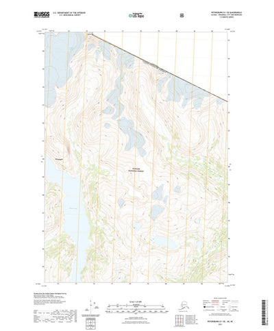 United States Geological Survey Petersburg D-1 SE, AK (2021, 25000-Scale) digital map