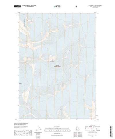 United States Geological Survey Petersburg D-2 NE, AK (2021, 25000-Scale) digital map