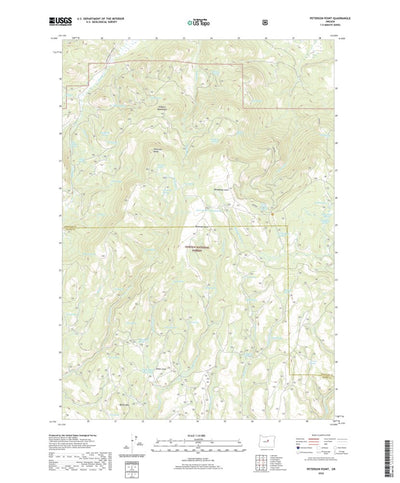 United States Geological Survey Peterson Point, OR (2020, 24000-Scale) digital map