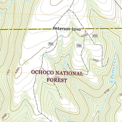 United States Geological Survey Peterson Point, OR (2020, 24000-Scale) digital map