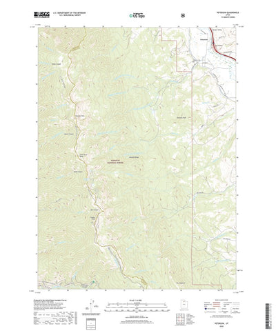 United States Geological Survey Peterson, UT (2020, 24000-Scale) digital map