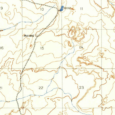 United States Geological Survey Petrified Forest, AZ (1912, 62500-Scale) digital map
