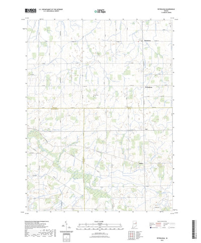 United States Geological Survey Petroleum, IN (2022, 24000-Scale) digital map