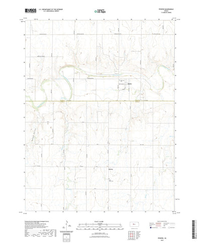 United States Geological Survey Pfeifer, KS (2022, 24000-Scale) digital map
