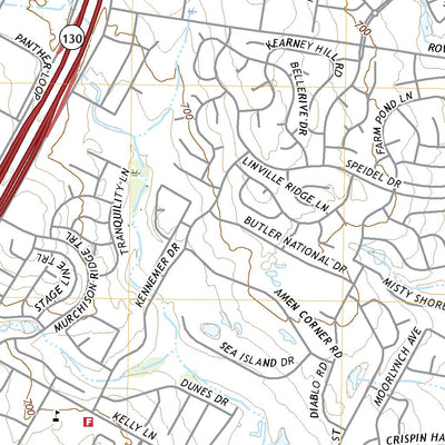 United States Geological Survey Pflugerville East, TX (2022, 24000-Scale) digital map