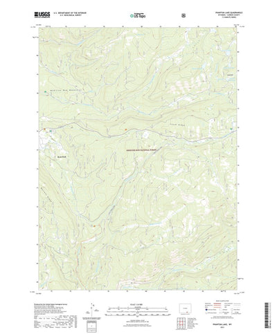 United States Geological Survey Phantom Lake, WY (2021, 24000-Scale) digital map