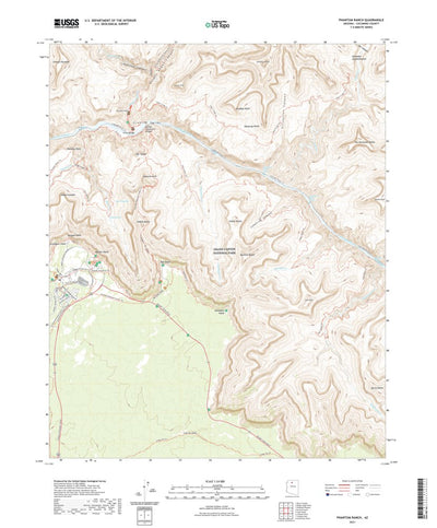 United States Geological Survey Phantom Ranch, AZ (2021, 24000-Scale) digital map