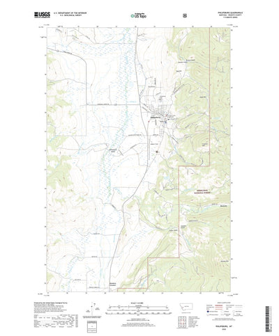 United States Geological Survey Philipsburg, MT (2020, 24000-Scale) digital map
