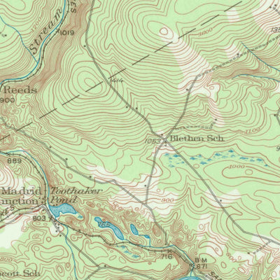 United States Geological Survey Phillips, ME (1929, 62500-Scale) digital map