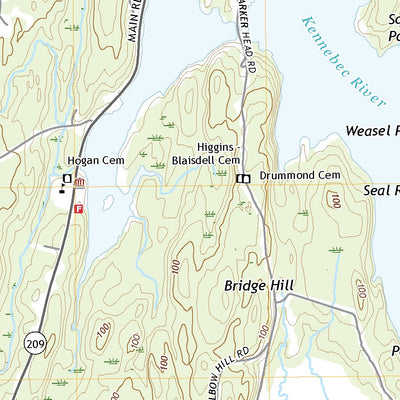 United States Geological Survey Phippsburg, ME (2021, 24000-Scale) digital map