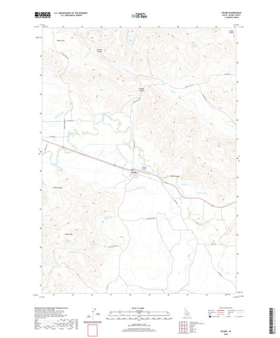 United States Geological Survey Picabo, ID (2020, 24000-Scale) digital map