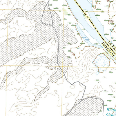 United States Geological Survey Picacho SW, CA (2021, 24000-Scale) digital map
