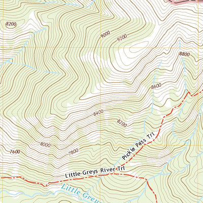 United States Geological Survey Pickle Pass, WY (2021, 24000-Scale) digital map