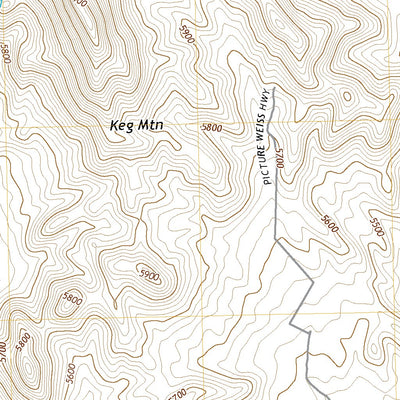 United States Geological Survey Picture Rock Hills, UT (2020, 24000-Scale) digital map