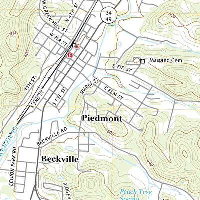 United States Geological Survey Piedmont, MO (2021, 24000-Scale) digital map