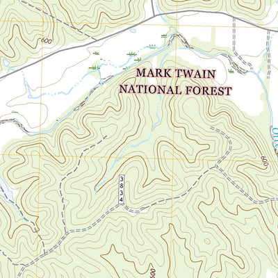 United States Geological Survey Piedmont SE, MO (2021, 24000-Scale) digital map