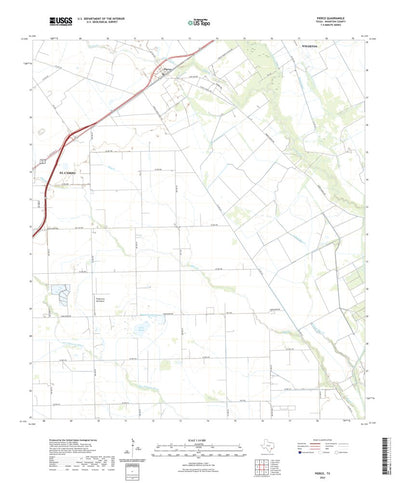 United States Geological Survey Pierce, TX (2022, 24000-Scale) digital map