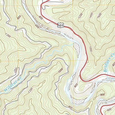 United States Geological Survey Piercy, CA (2021, 24000-Scale) digital map