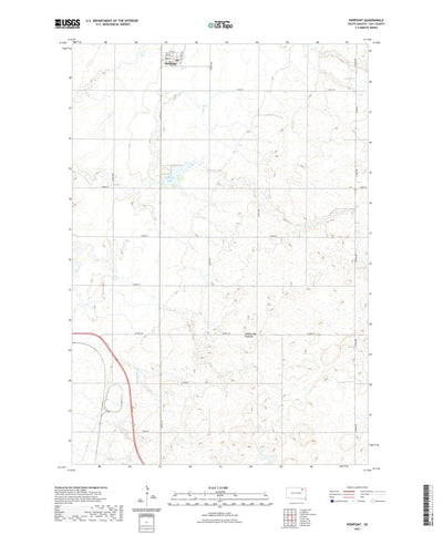 United States Geological Survey Pierpont, SD (2021, 24000-Scale) digital map