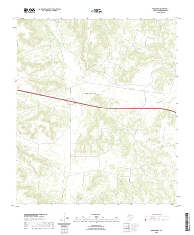 United States Geological Survey Pikes Peak, TX (2022, 24000-Scale) digital map