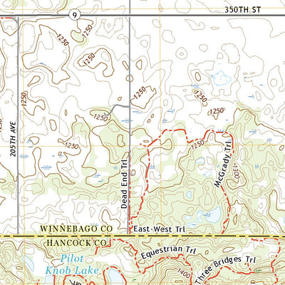 United States Geological Survey Pilot Knob, IA (2022, 24000-Scale) digital map