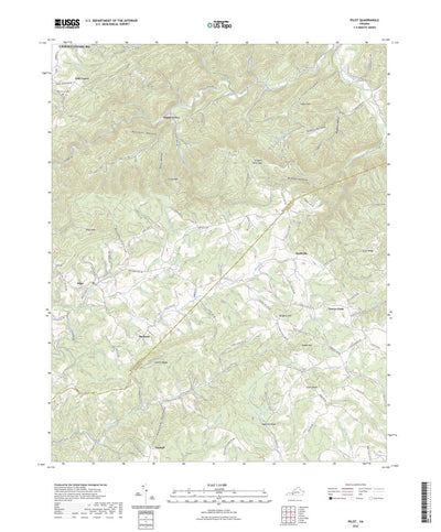 United States Geological Survey Pilot, VA (2022, 24000-Scale) digital map