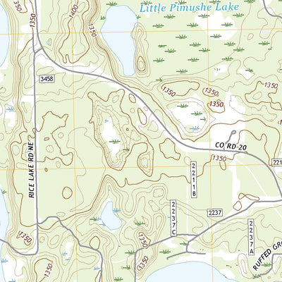 United States Geological Survey Pimushe Lake, MN (2022, 24000-Scale) digital map