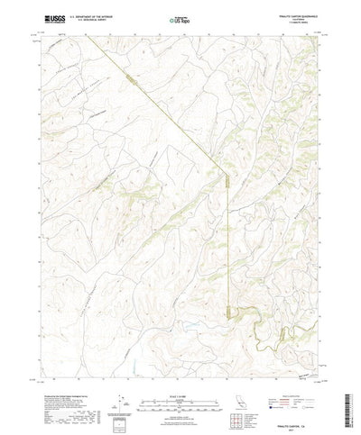 United States Geological Survey Pinalito Canyon, CA (2021, 24000-Scale) digital map