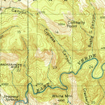 United States Geological Survey Pine, AZ (1934, 62500-Scale) digital map