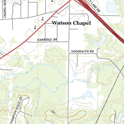 United States Geological Survey Pine Bluff, AR (2020, 24000-Scale) digital map
