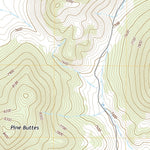 United States Geological Survey Pine Buttes, NM (2020, 24000-Scale) digital map