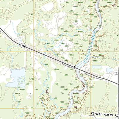 United States Geological Survey Pine Chapel, LA (2020, 24000-Scale) digital map