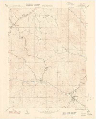 United States Geological Survey Pine, CO (1948, 24000-Scale) digital map