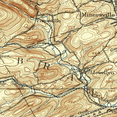 United States Geological Survey Pine Grove, PA (1892, 62500-Scale) digital map