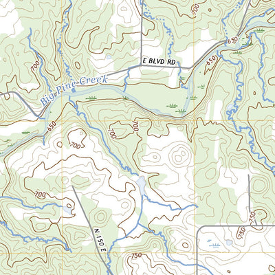 United States Geological Survey Pine Village, IN (2022, 24000-Scale) digital map