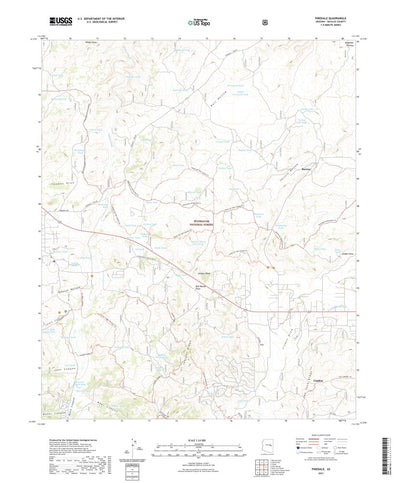United States Geological Survey Pinedale, AZ (2021, 24000-Scale) digital map