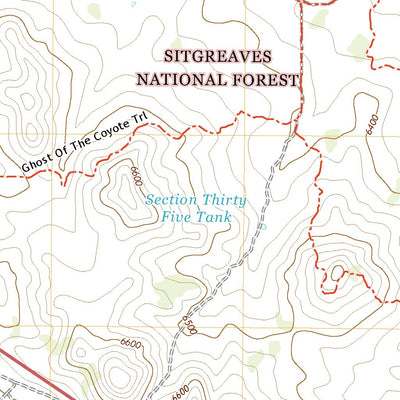 United States Geological Survey Pinedale, AZ (2021, 24000-Scale) digital map