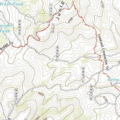 United States Geological Survey Pinedale, AZ (2021, 24000-Scale) digital map
