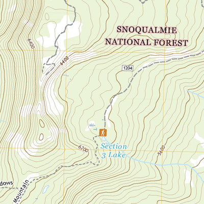United States Geological Survey Pinegrass Ridge, WA (2020, 24000-Scale) digital map