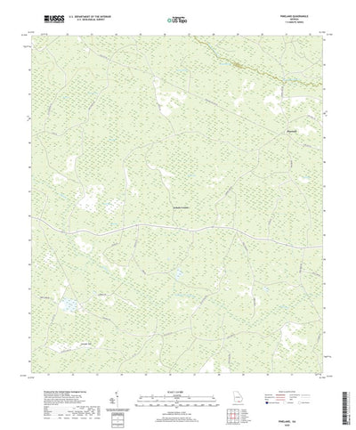 United States Geological Survey Pineland, GA (2020, 24000-Scale) digital map