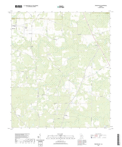 United States Geological Survey Pineview East, GA (2020, 24000-Scale) digital map