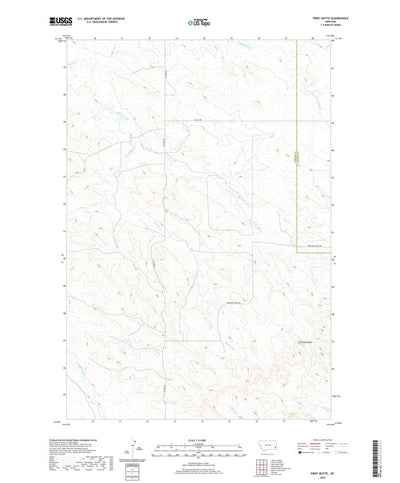 United States Geological Survey Piney Butte, MT (2020, 24000-Scale) digital map