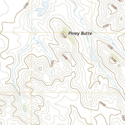 United States Geological Survey Piney Butte, MT (2020, 24000-Scale) digital map