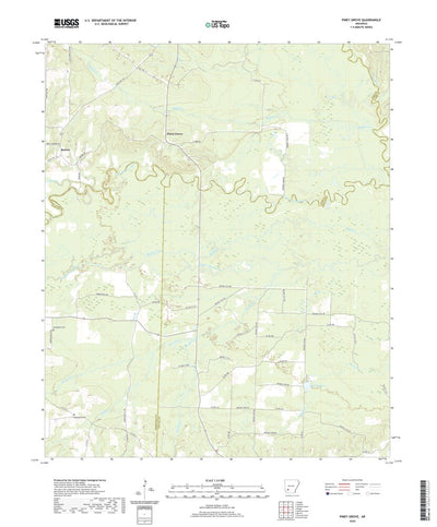 United States Geological Survey Piney Grove, AR (2020, 24000-Scale) digital map
