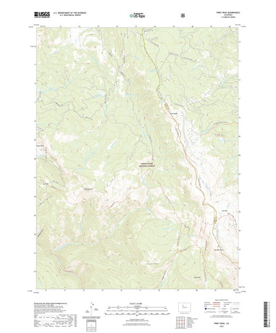 United States Geological Survey Piney Peak, CO (2022, 24000-Scale) digital map